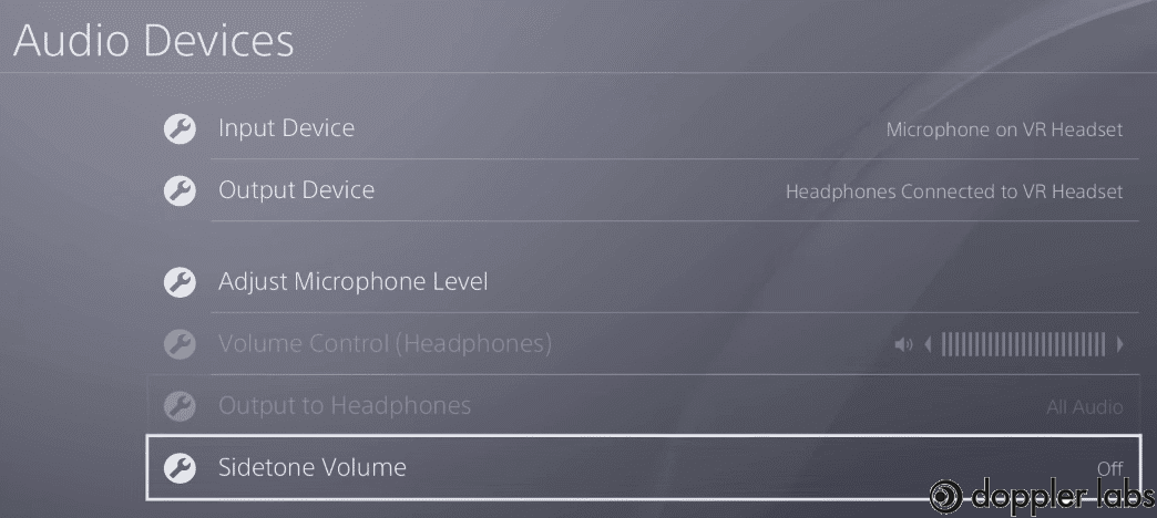 Turn on mic monitoring on PS4