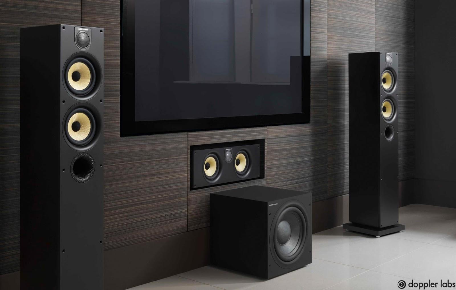 A modern home audio system